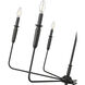 Savanne 6 Light 38 inch Matte Black Chandelier Ceiling Light